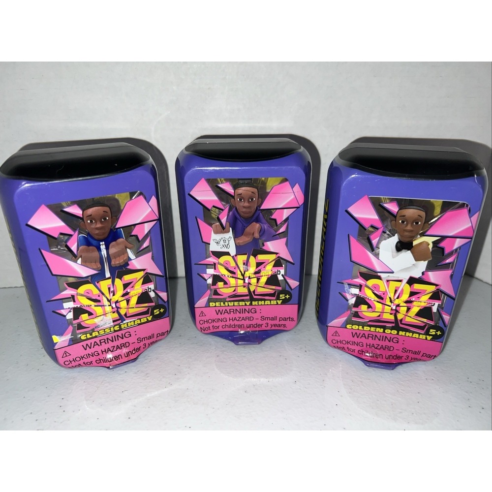 Screen Breakz Khaby Lot Of 3 All Brand New Sealed Classic, Delivery, Golden